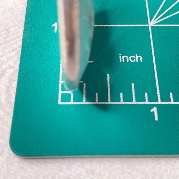 Teardrop Pendant Open Marbled Mint Green Stone Silver Tone Setting - Picture 8 of 8